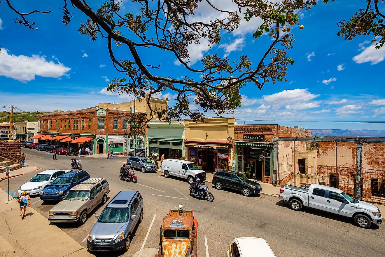 Cityscape view of the downtown area, Jerome, Arizona. Image credit Fotoluminate LLC via Shutterstock.com