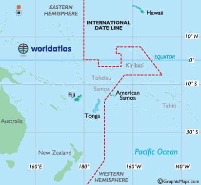 World Atlas on So  Travel East Across The International Date Line Results In A Day