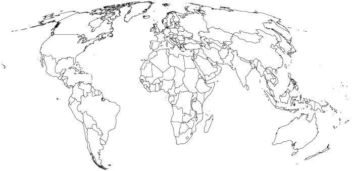 World Map Mollweide Projection Worldatlas