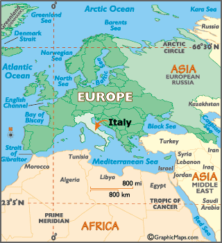 Outline Map of Europe, Italy Maps, Outline Map of Italy, Italian Map