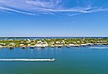 Aerial view of Ono Island, Alabama