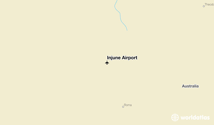 Injune Airport INJ WorldAtlas injune-airport-inj-worldatlas