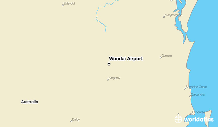 Wondai Airport WDI WorldAtlas wondai-airport-wdi-worldatlas