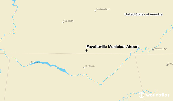 Fayetteville Municipal Airport (FYM) - WorldAtlas