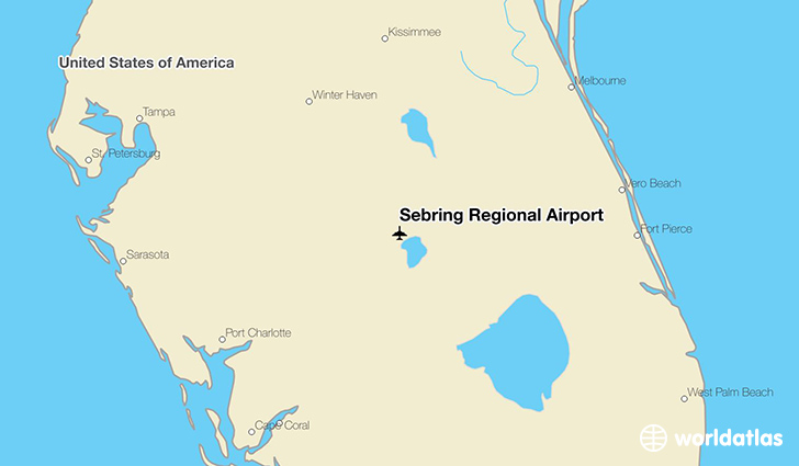 Sebring Regional Airport Sef Worldatlas 6759