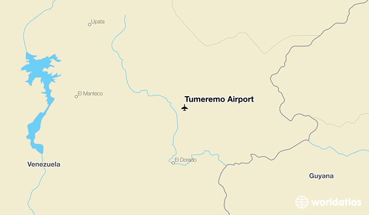 Tumeremo Airport (TMO) WorldAtlas