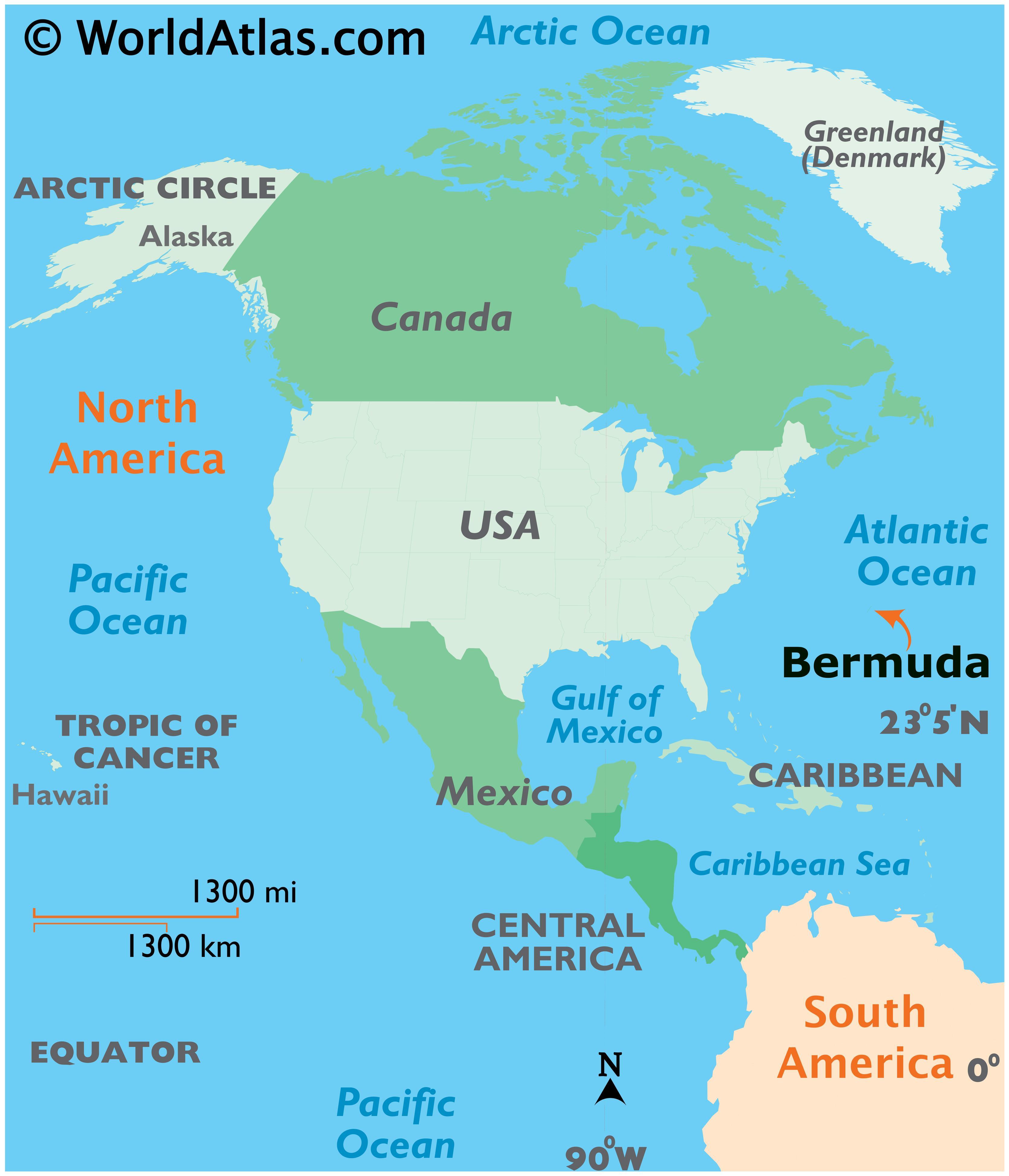 Bermuda Landforms and Land Statistics