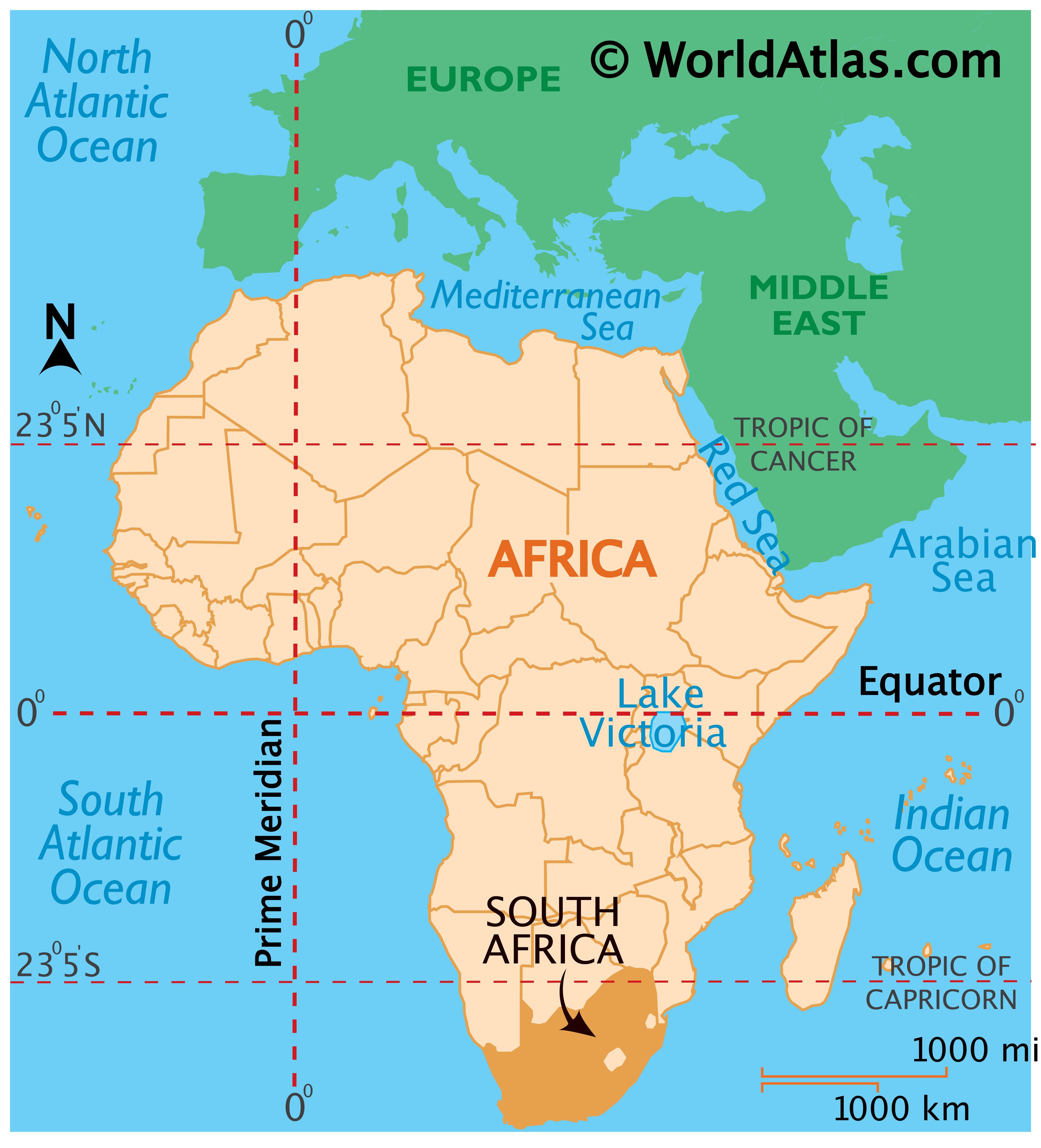 South Africa Map Geography Of South Africa Map Of South Africa 