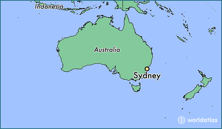 Where Is Sydney Australia Sydney New South Wales Map WorldAtlas