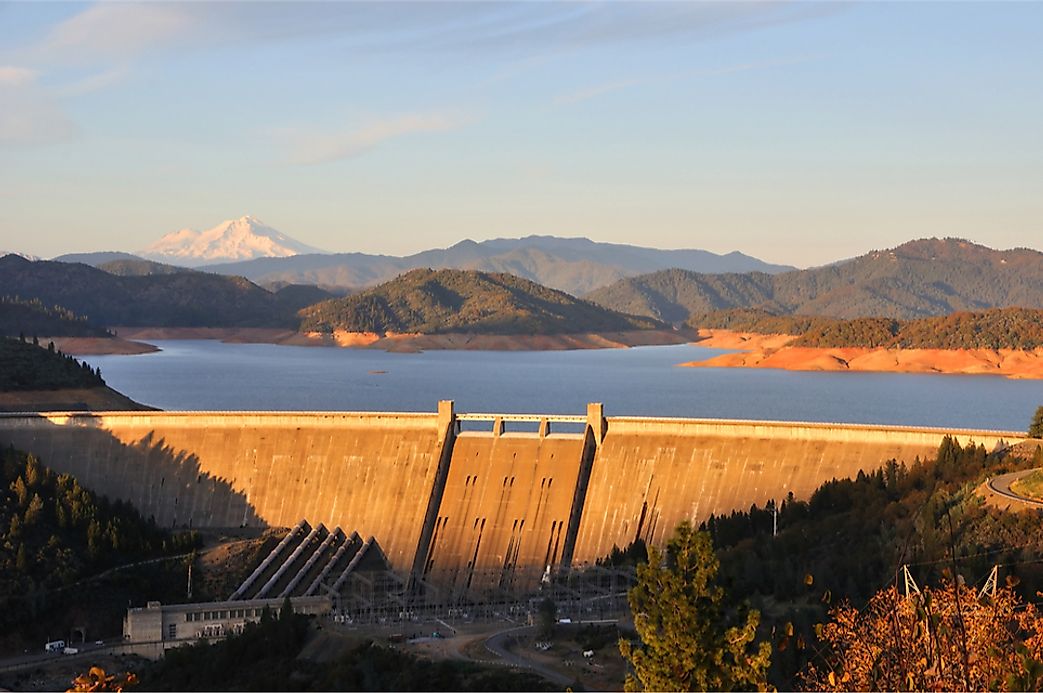 The Largest Reservoirs of California