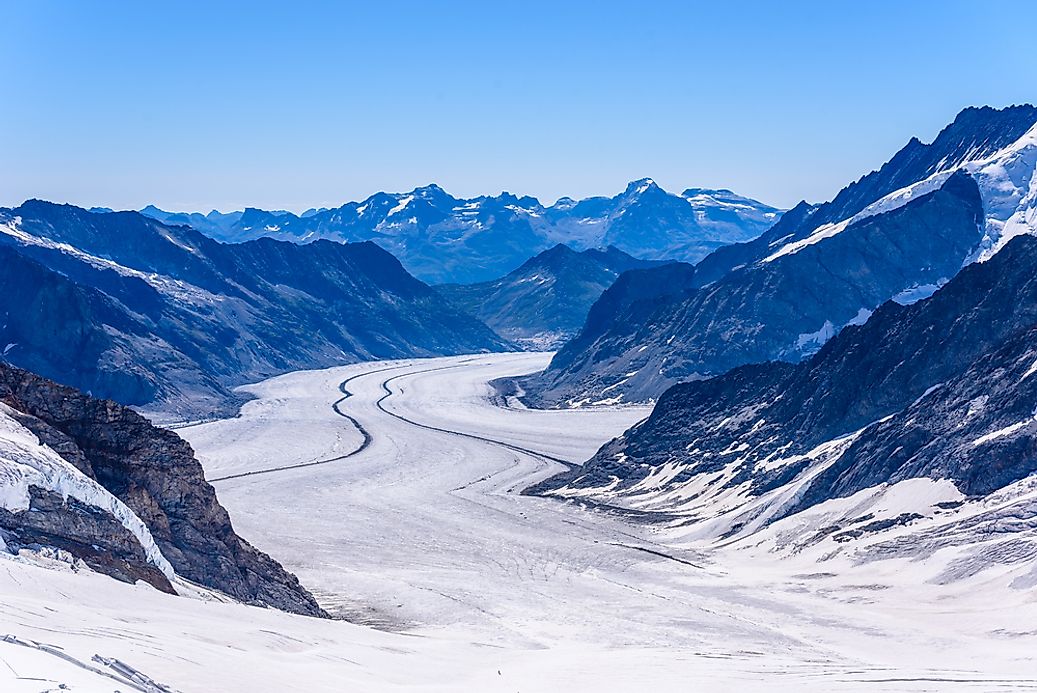 The Effect Of Global Warming On Major Glaciers In Switzerland