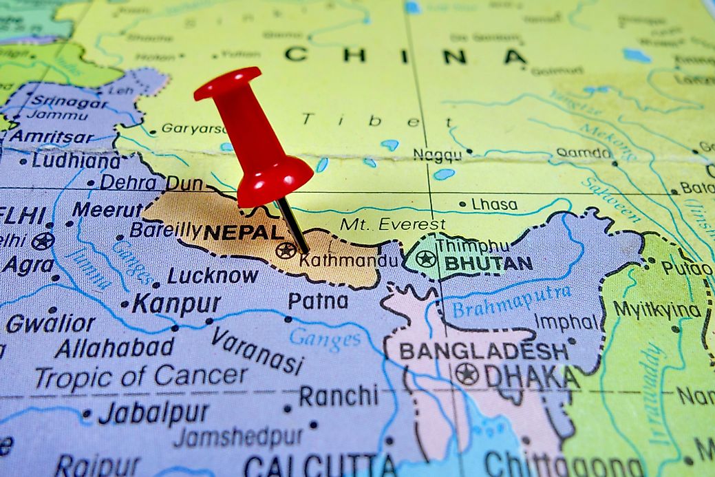Where is Nepal Located? - WorldAtlas.com