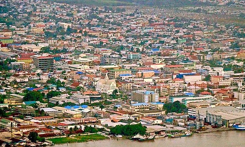 The Biggest Cities In Guyana Worldatlas