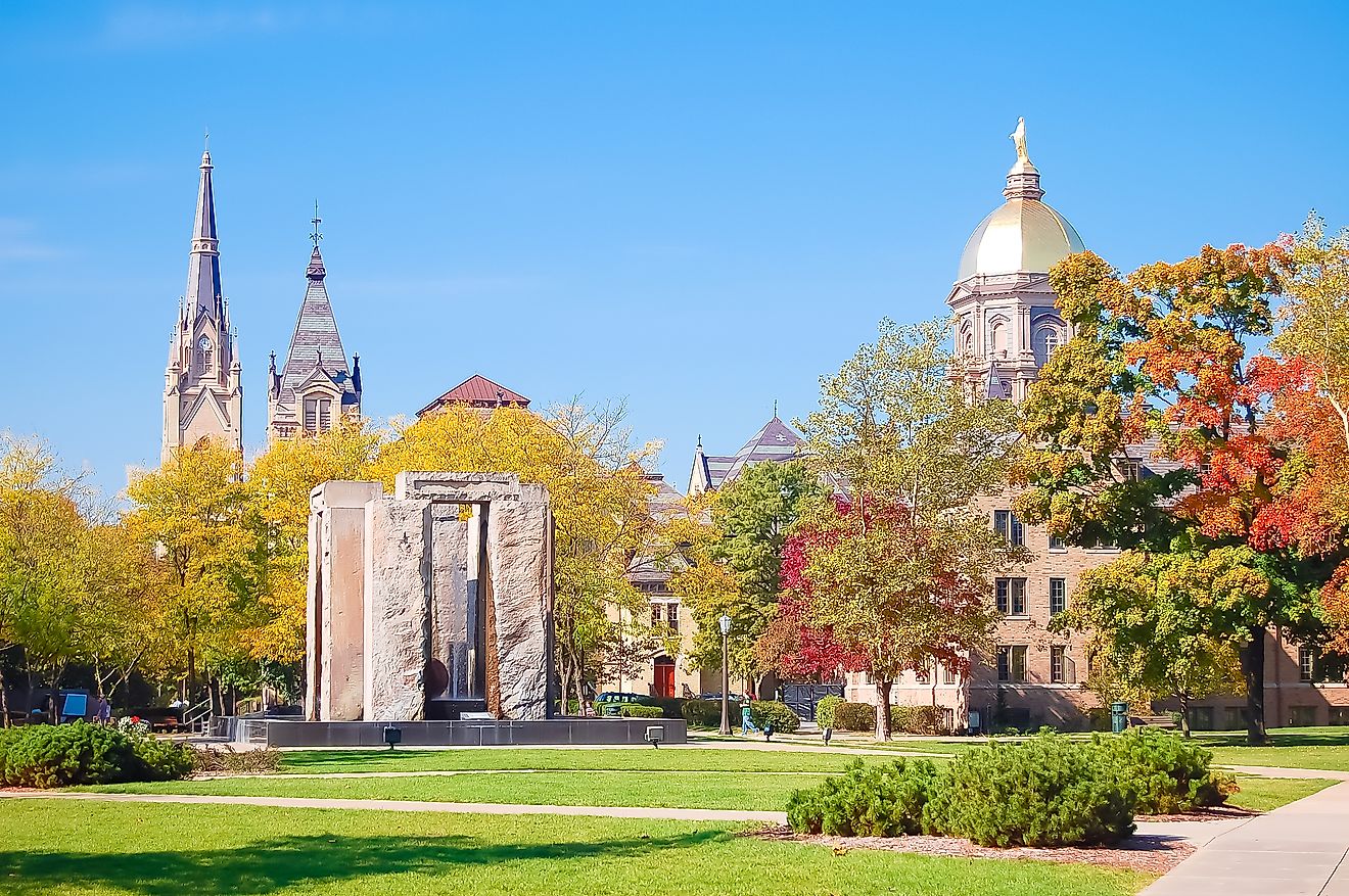 Best College Towns In Indiana Worldatlas