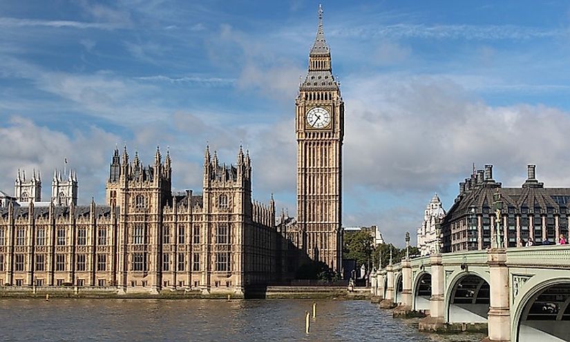 Big Ben in London is the most famous clock tower in the world.
