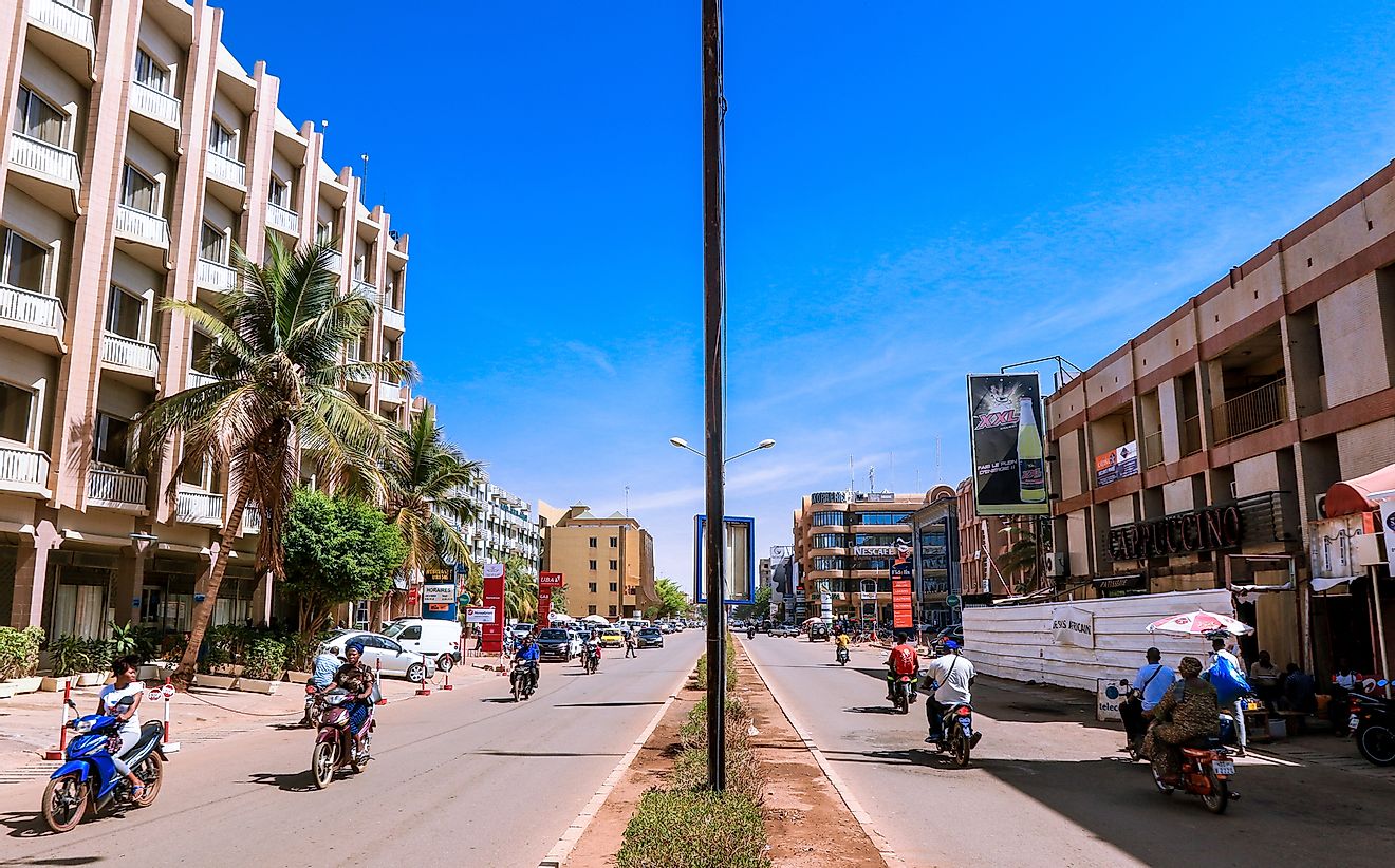 Ouagadougou​, the capital and largest city of Burkina Faso. Dave Primov / Shutterstock.com. 