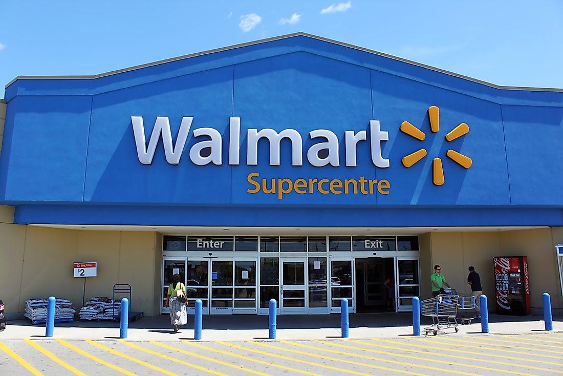 A Walmart location in Etobicoke, Canada. Editorial credit: Niloo / Shutterstock.com.