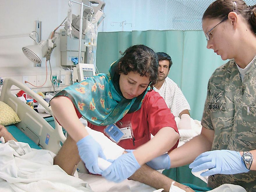 A hospital in Afghanistan: Only a few bravehearts dare to work as surgeons in these hospitals, healing patients in need.