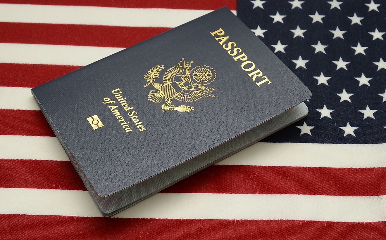 An American passport. 