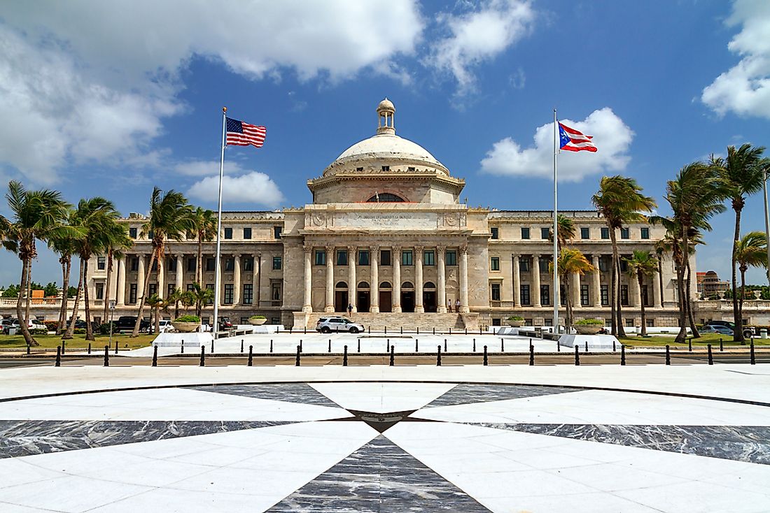 The Puerto Rico Capitol, home of the Legislative Assembly.