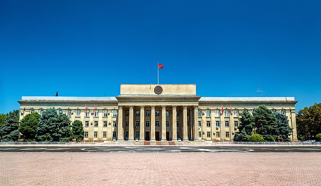 Many of the government buildings, railroads, and hospitals in Bishkek were built by the Interhelpo.