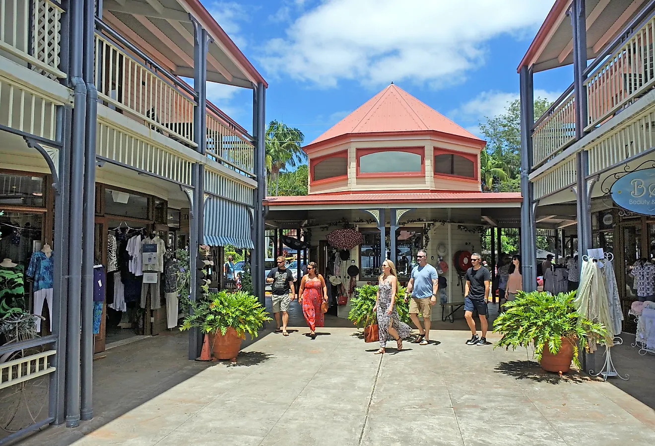 Montville town shopping center, Queensland. Image credit ChameleonsEye via Shutterstock
