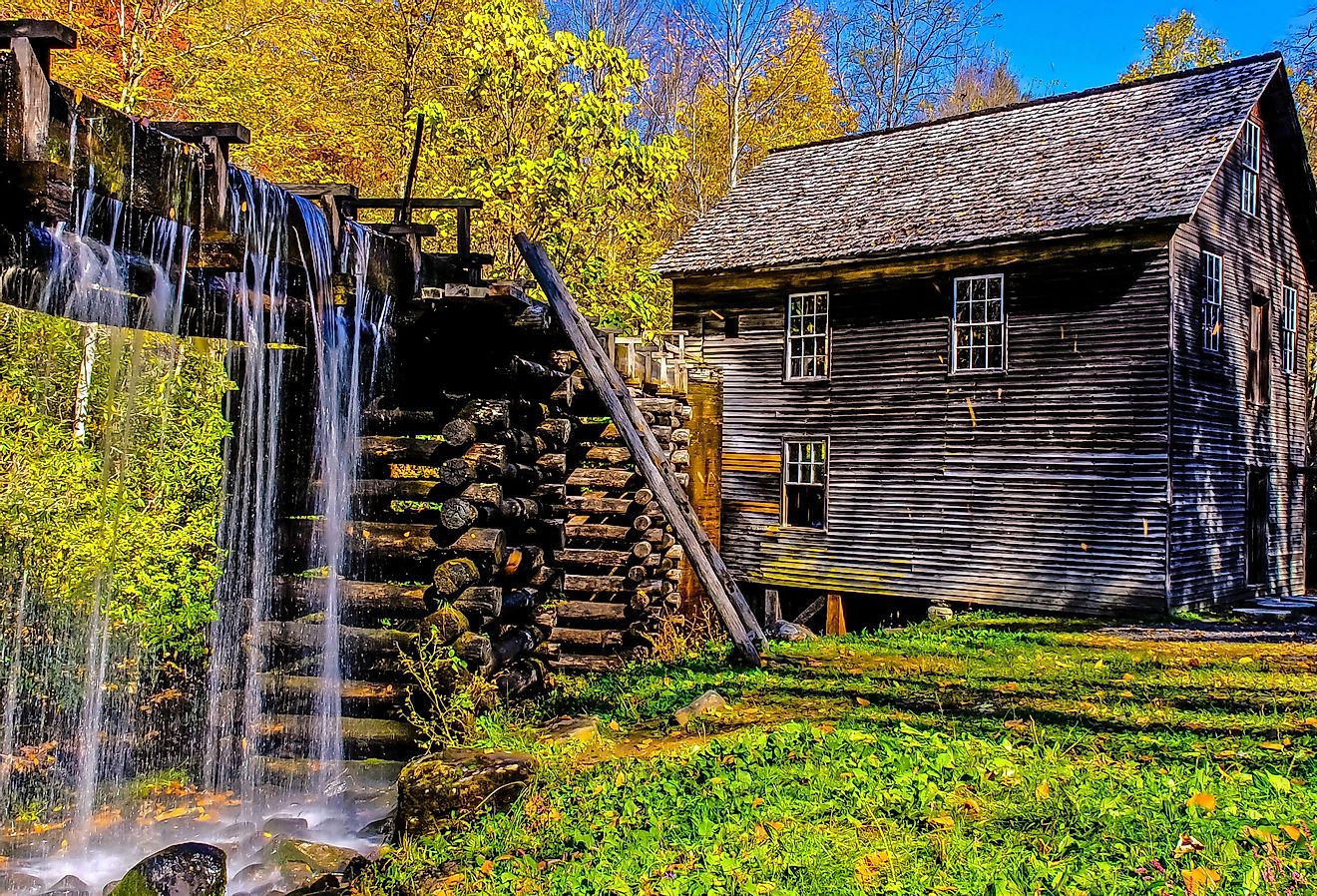 An Old Mill Near Townsend, Tennessee.
