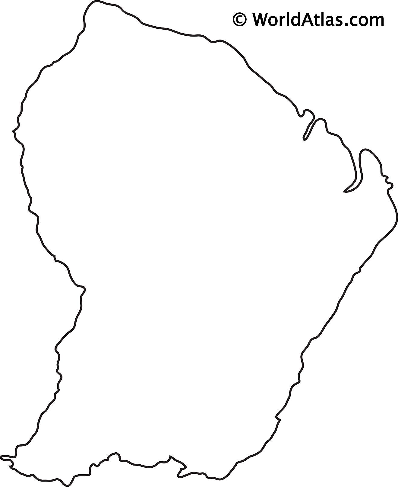Mapas De Guayana Francesa Atlas Del Mundo