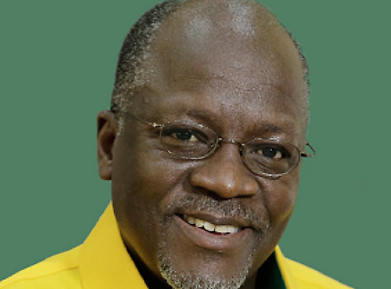 John Pombe Mangufuli, incumbent President of Tanzania.