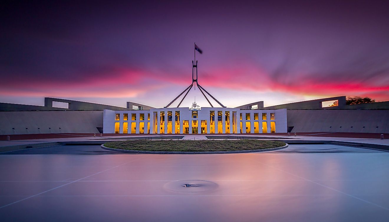 Parliament House, Canberra. Image credit: Heath Doman/Shutterstock.com