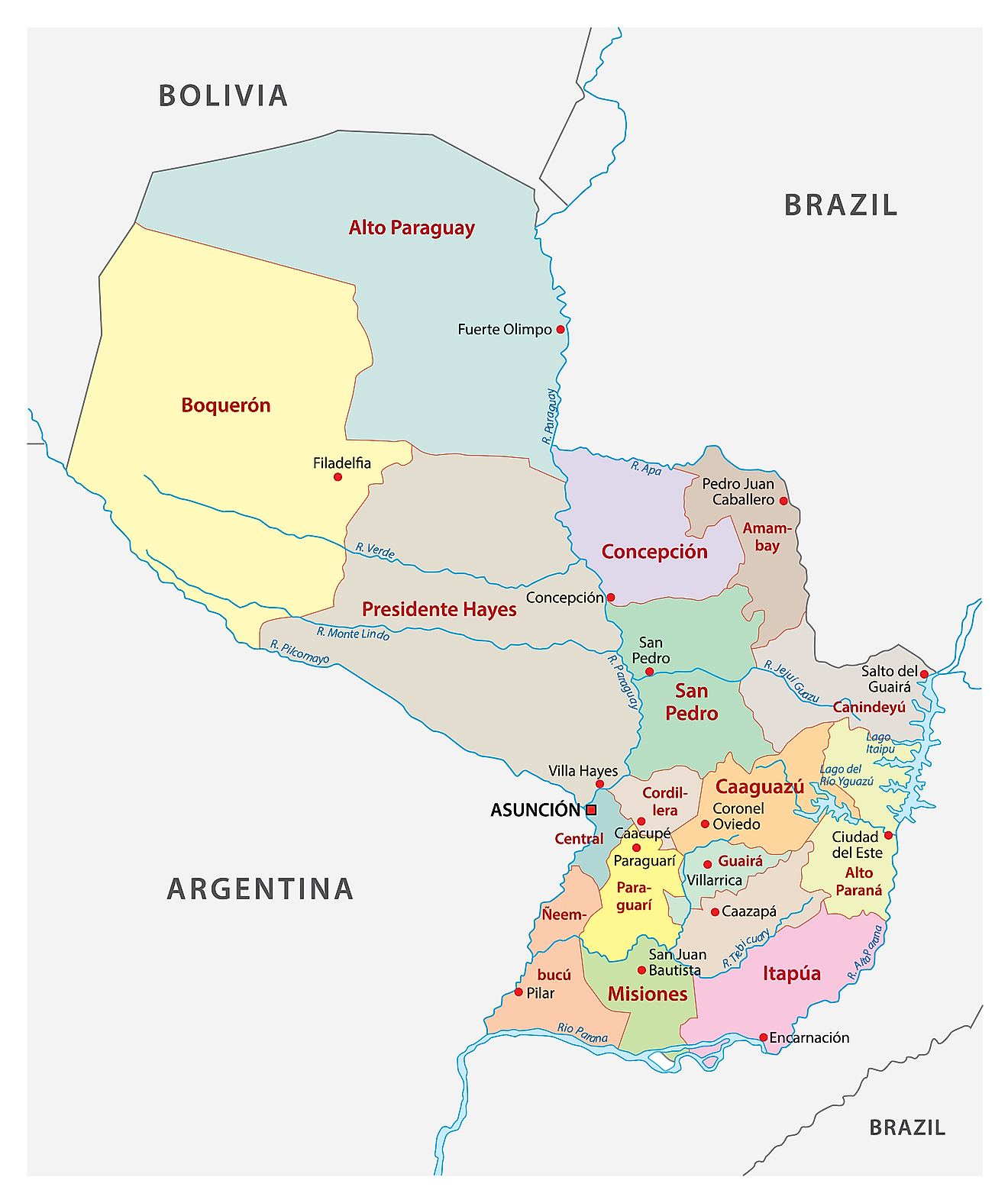 Paraguay Maps Facts World Atlas