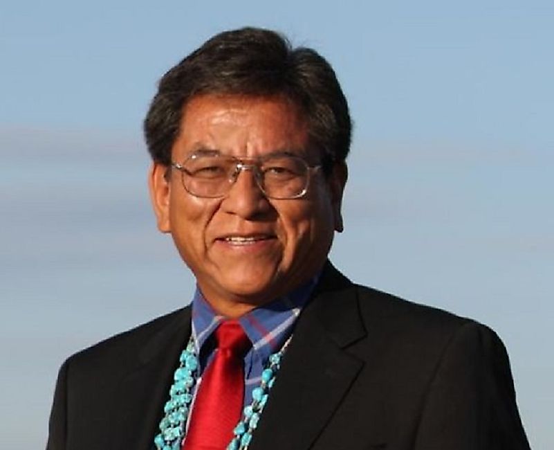 Russell Begaye, President of the Navajo Nation and the 27,000-square-mile reservation its 174,000 residents live on in New Mexico, Arizona, and Utah.