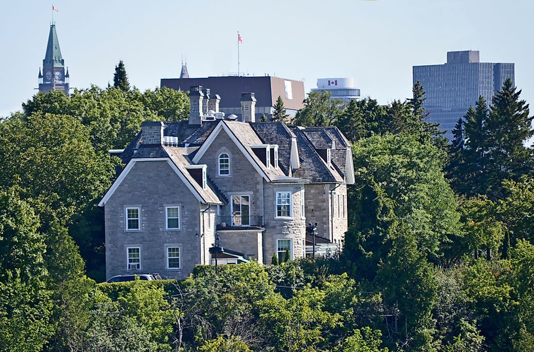 24 Sussex in Ottawa, the official residence of the Prime Minister of Canada. Editorial credit: Clarke Colin / Shutterstock.com.