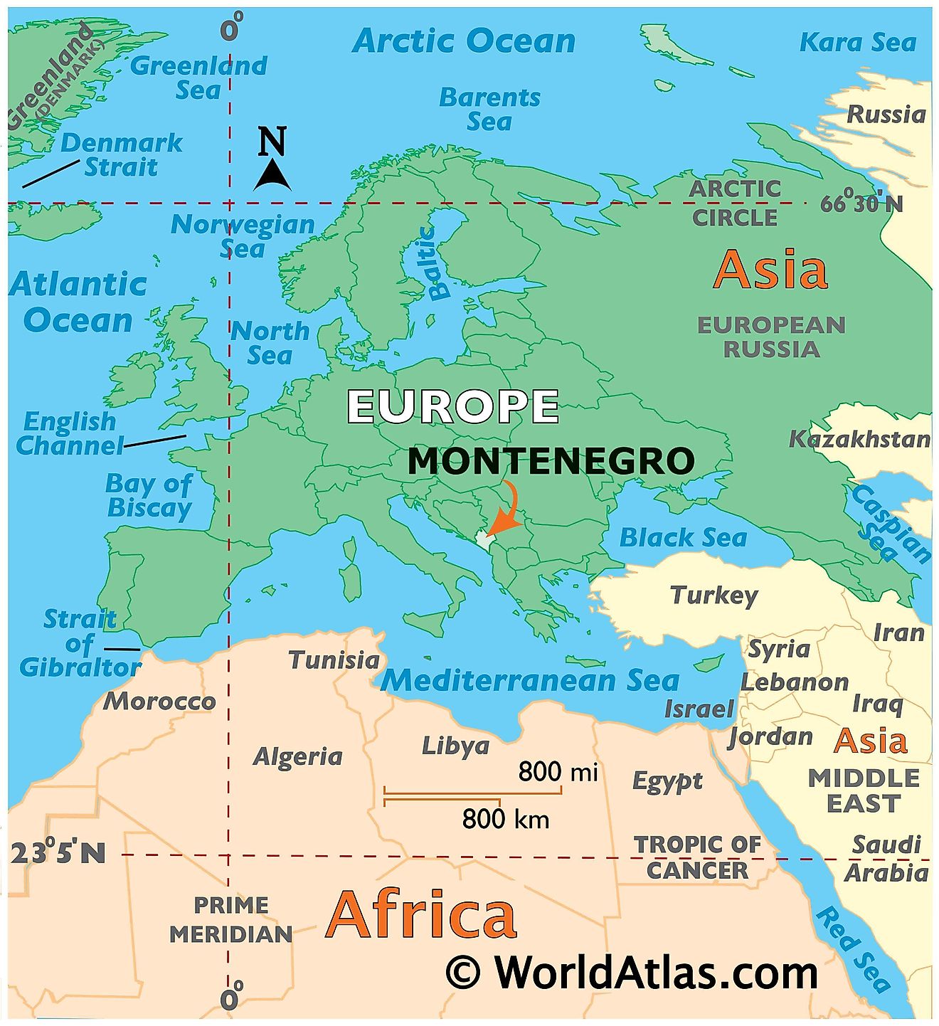 Montenegro Maps Facts World Atlas