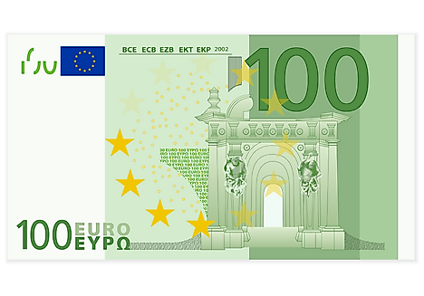 One hundred euro banknote
