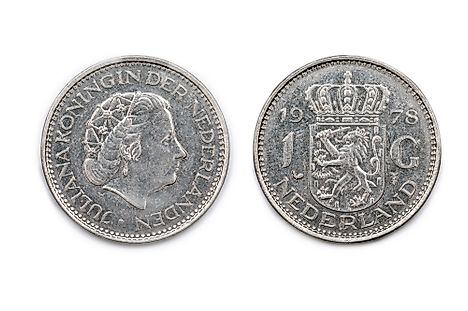 Dutch 1 guilder Coin