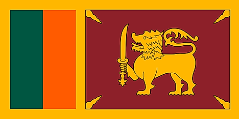 Flag of Dominion of Ceylon (Republic)