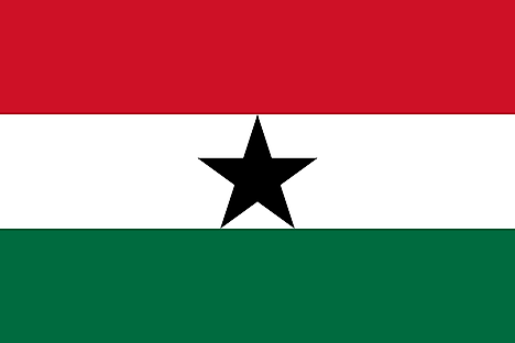 Flag of Ghana (1964–1966).
