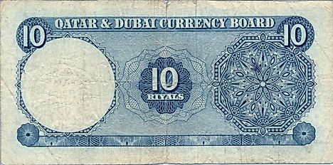 Qatar and Dubai 10 riyal Banknote