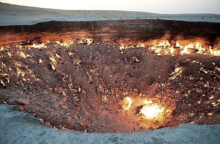 The Door To Hell Of Turkmenistan - Worldatlas.com