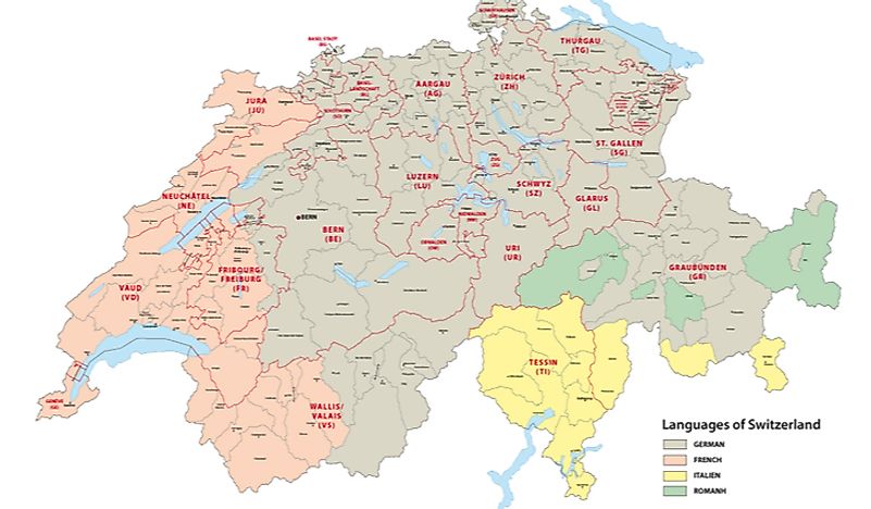 What Language Is Spoken In Switzerland WorldAtlas