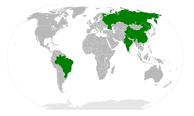 BRIC Countries - WorldAtlas.com