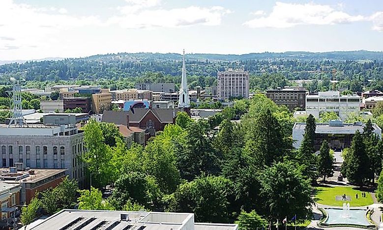 Population Of Salem, Oregon - WorldAtlas.com