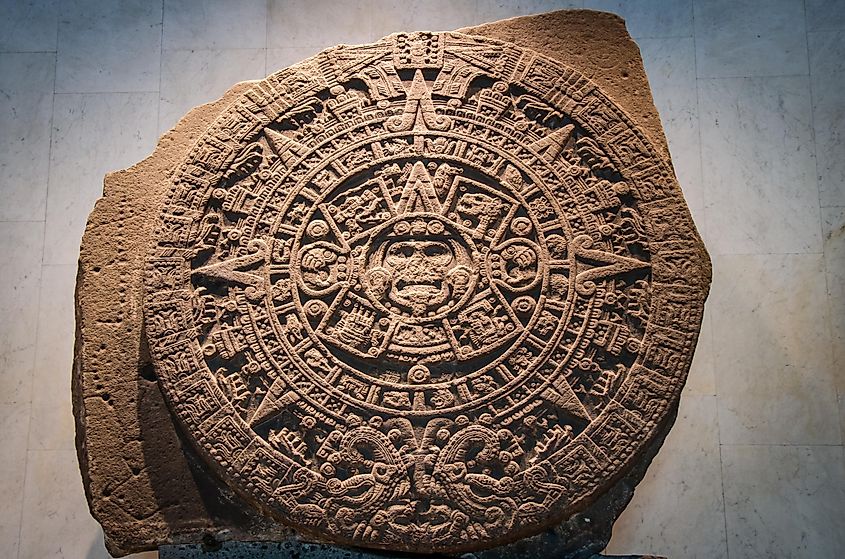 Mayan calendar in stone. Image credit: Shutterstock