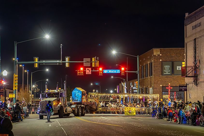Festival of Lights Christmas Parade in Brighton, Colorado