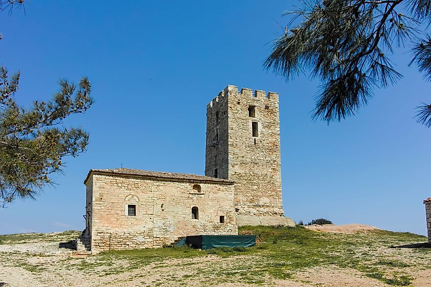 Byzantine Tower in Kassandra Peninsula