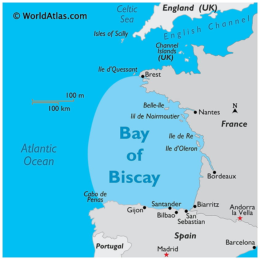 Bay of Biscay map