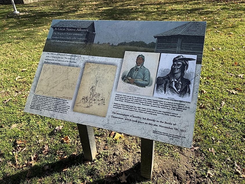Tippecanoe Battlefield in Battle Ground, Indiana.