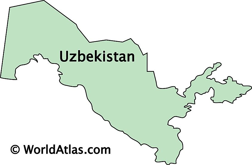 Uzbekistan Maps Facts World Atlas