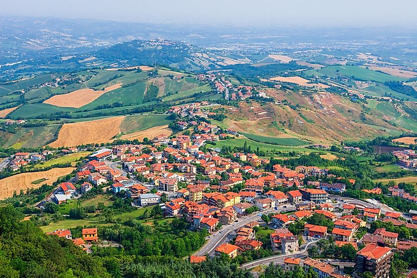 San Marino cityscape